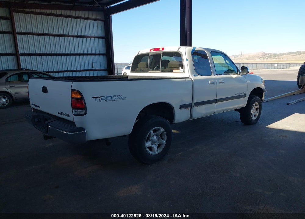 2002 TOYOTA TUNDRA SR5 V8 VIN: 5TBBT44132S321985