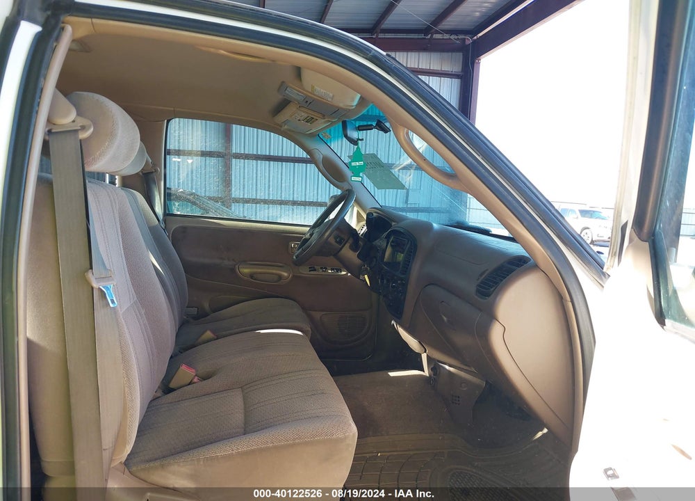 2002 TOYOTA TUNDRA SR5 V8 VIN: 5TBBT44132S321985