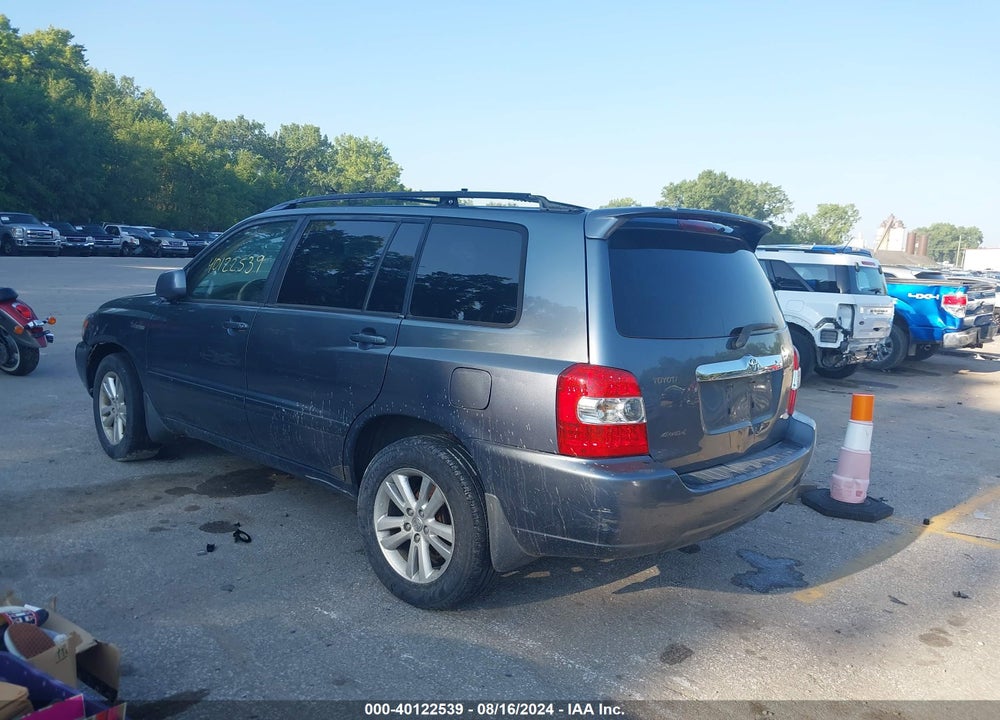 2006 TOYOTA HIGHLANDER HYBRID LIMITED V6 VIN: JTEEW21A860005667