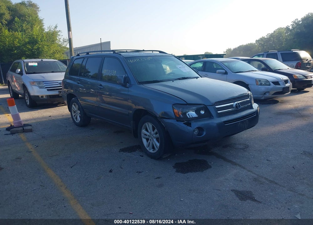 2006 TOYOTA HIGHLANDER HYBRID LIMITED V6 VIN: JTEEW21A860005667