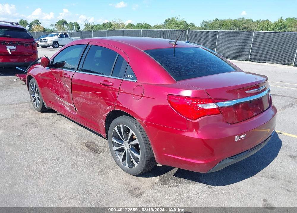 2013 CHRYSLER 200 TOURING VIN: 1C3CCBBB2DN573509