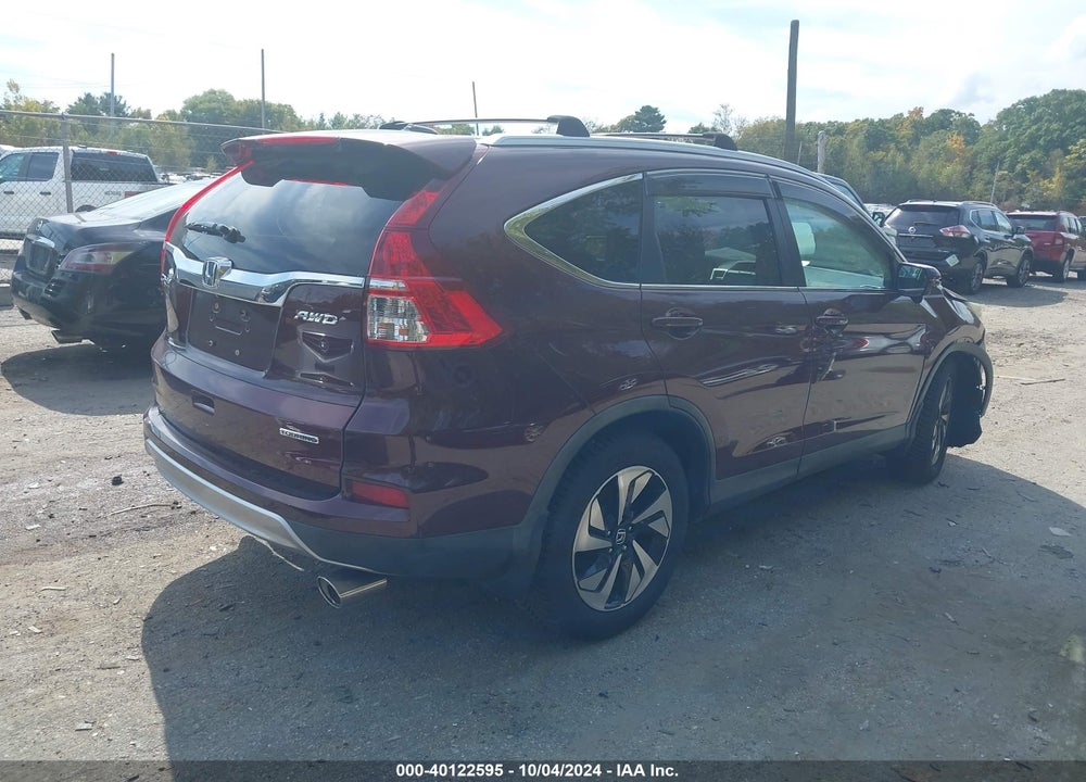 2015 HONDA CR-V TOURING VIN: 5J6RM4H90FL034852