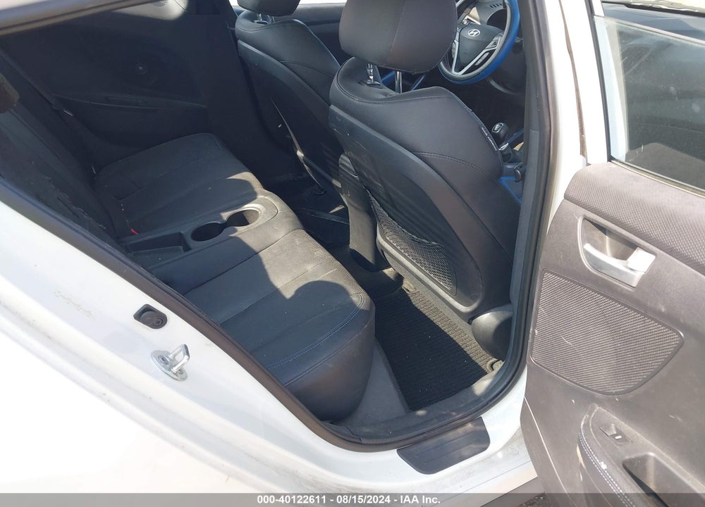 2013 HYUNDAI VELOSTER TURBO W/BLUE VIN: KMHTC6AE0DU112938