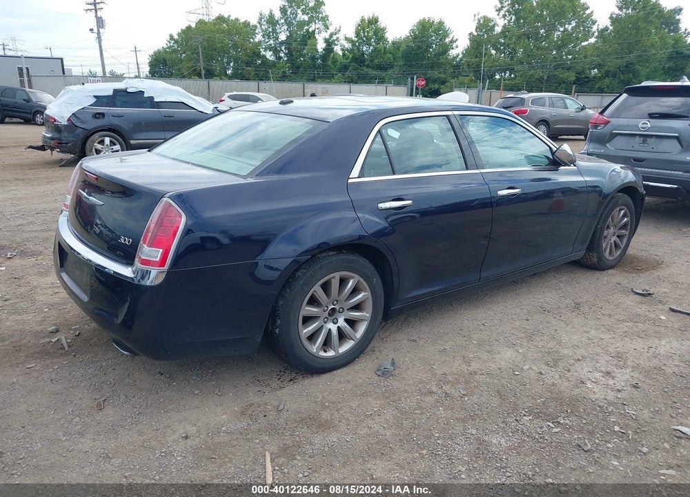 2011 CHRYSLER 300 LIMITED VIN: 2C3CA5CG4BH558176
