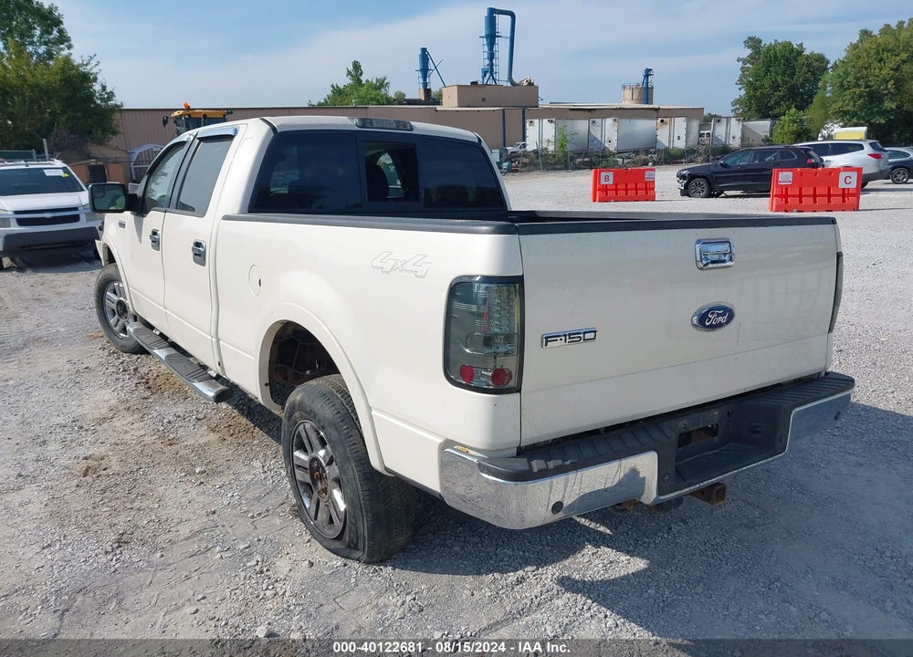 2008 FORD F-150 60TH ANNIVERSARY/FX4/KING RANCH/LARIAT/XLT VIN: 1FTPW14V98FC34509