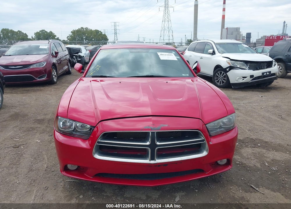 2012 DODGE CHARGER SXT VIN: 2C3CDXHG4CH131562