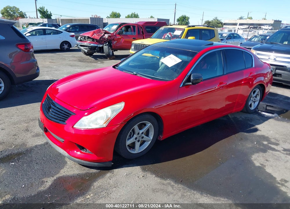 2013 INFINITI G37X VIN: JN1CV6AR4DM352658