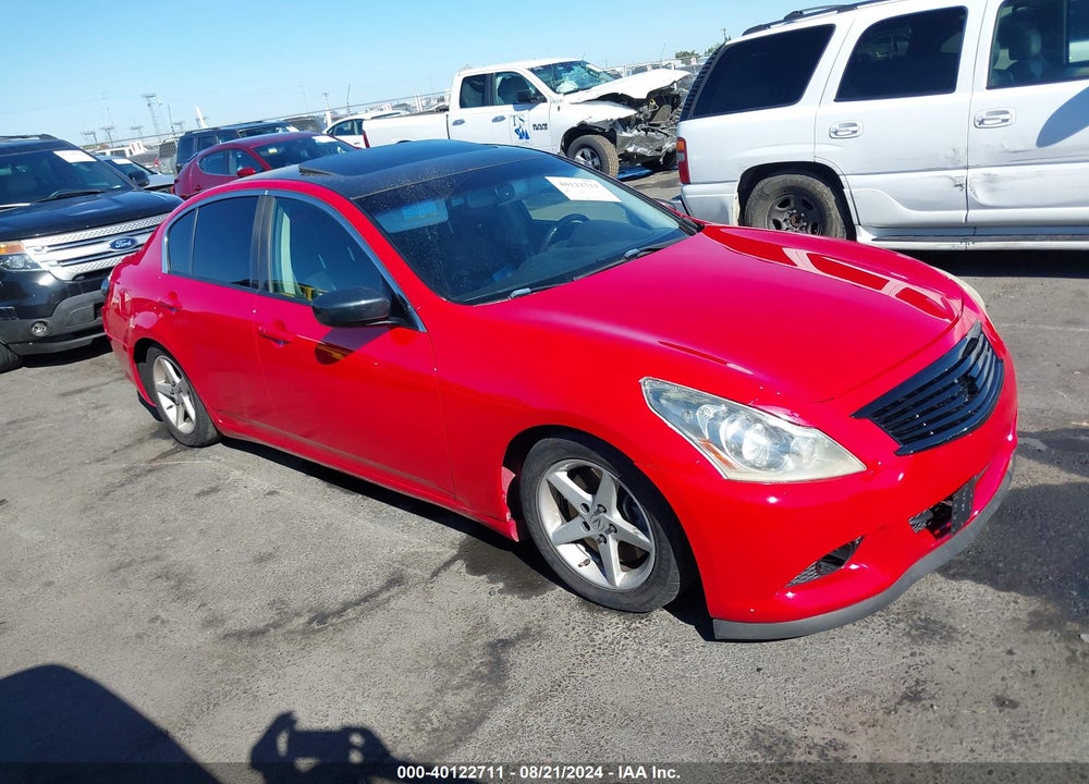 2013 INFINITI G37X VIN: JN1CV6AR4DM352658