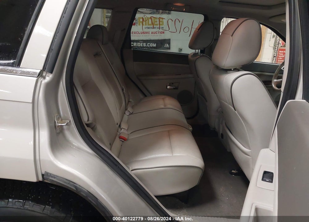 2008 JEEP GRAND CHEROKEE OVERLAND VIN: 1J8HR68M48C158878