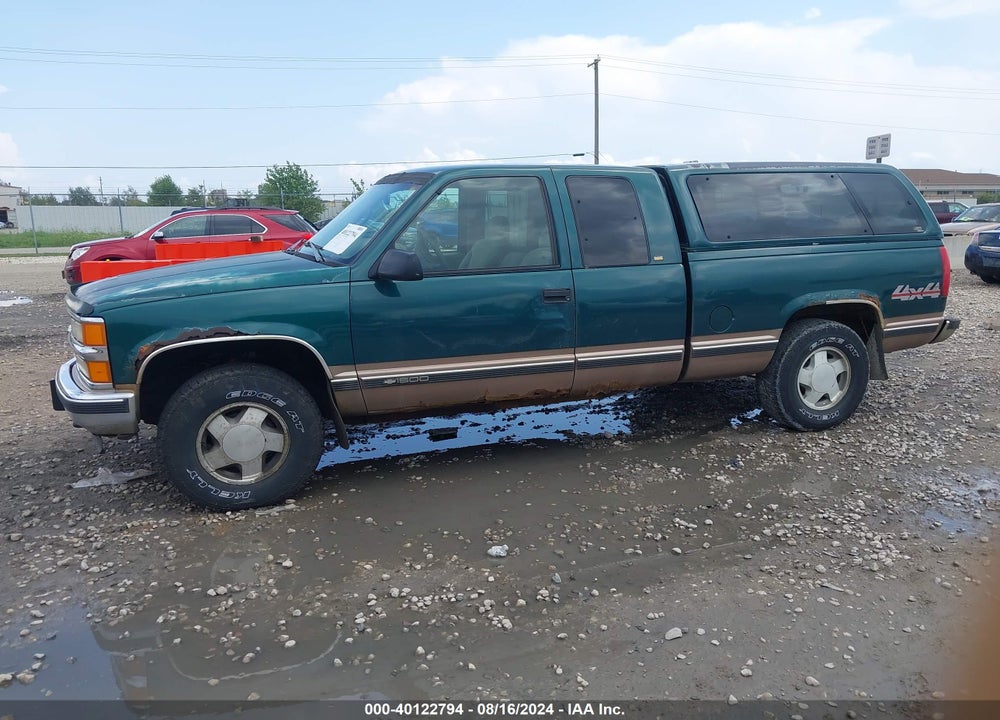 1998 CHEVROLET K1500 FLEETSIDE VIN: 2GCEK19R0W1128436
