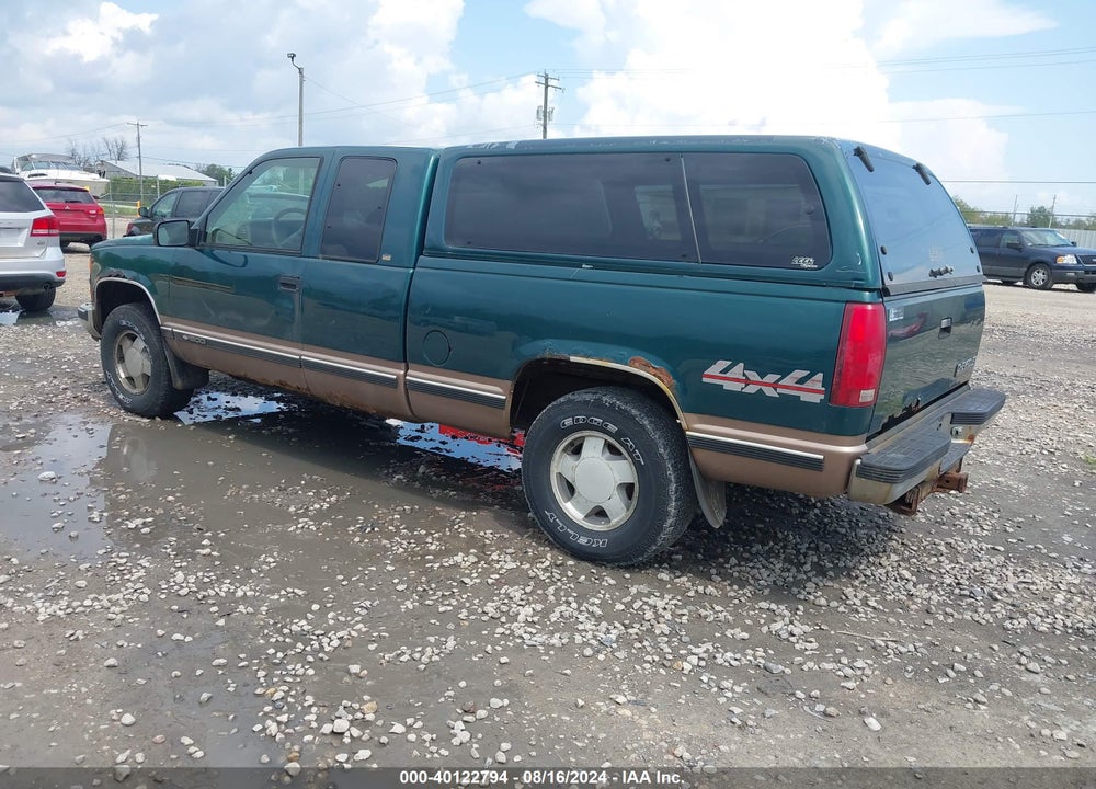 1998 CHEVROLET K1500 FLEETSIDE VIN: 2GCEK19R0W1128436