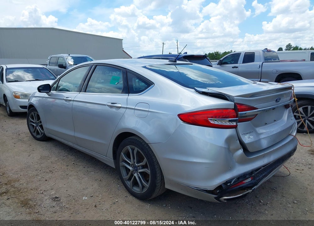 2017 FORD FUSION SE VIN: 3FA6P0H96HR216140