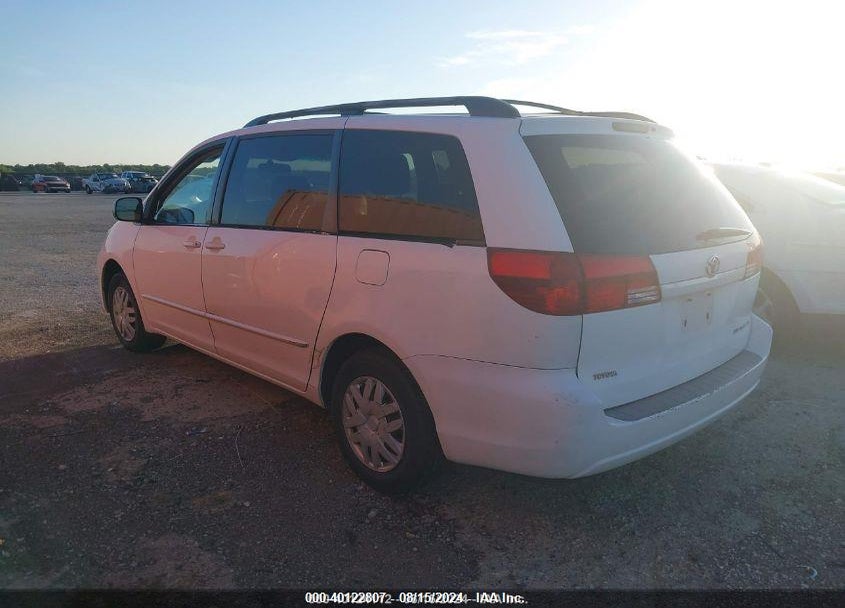 2004 TOYOTA SIENNA LE VIN: 5TDZA23C24S161703