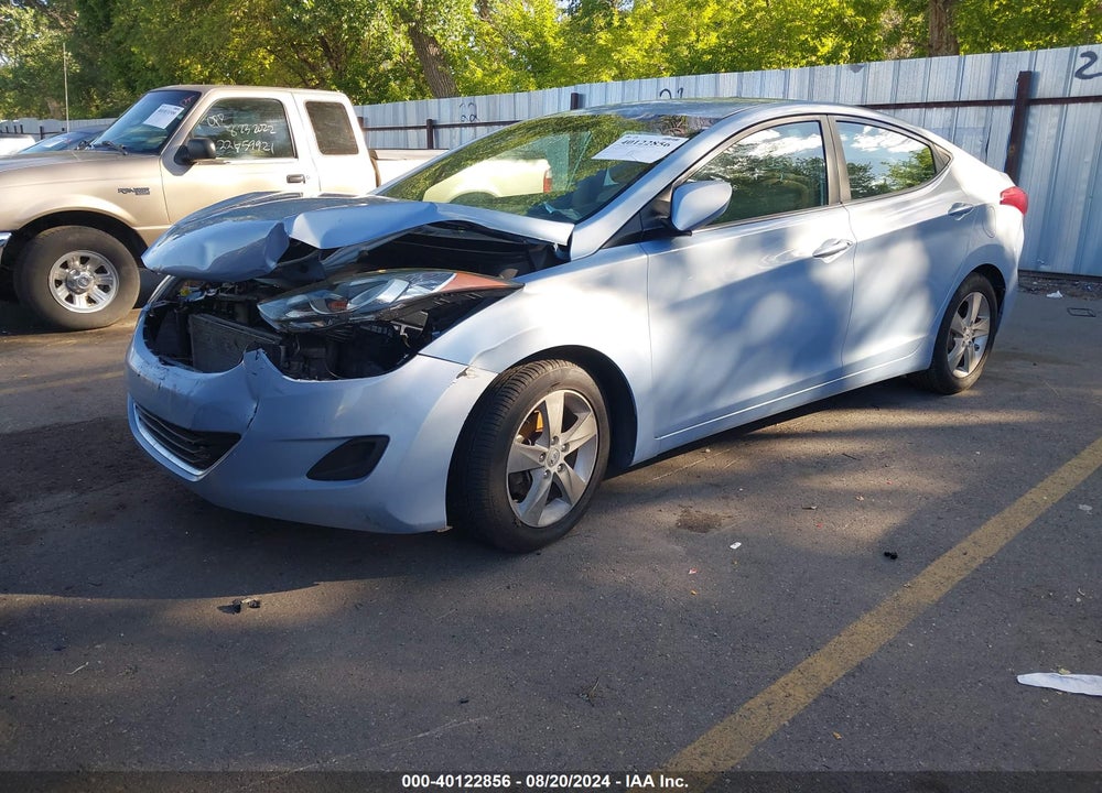 2013 HYUNDAI ELANTRA GLS VIN: KMHDH4AE9DU813150