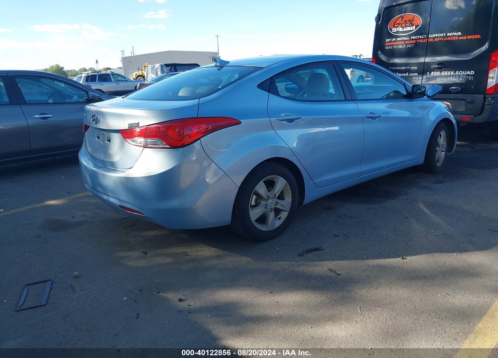 2013 HYUNDAI ELANTRA GLS VIN: KMHDH4AE9DU813150