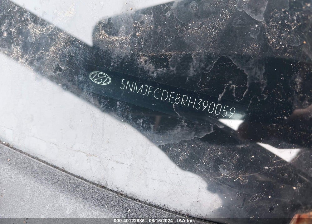 2024 HYUNDAI TUCSON SEL VIN: 5NMJFCDE8RH390059