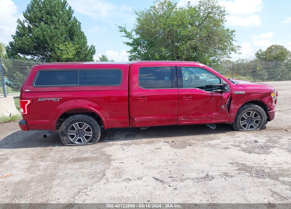 2016 FORD F-150 XLT VIN: 1FTFW1EG8GKD71815