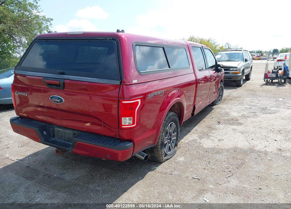2016 FORD F-150 XLT VIN: 1FTFW1EG8GKD71815