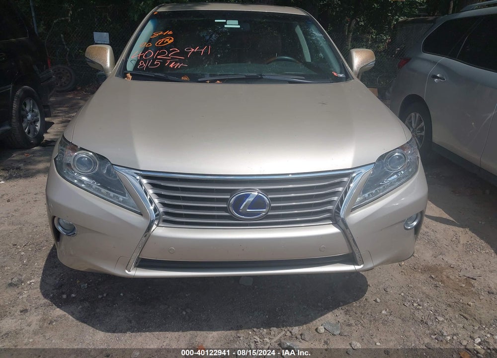 2013 LEXUS RX 450H VIN: JTJZB1BA7D2409732