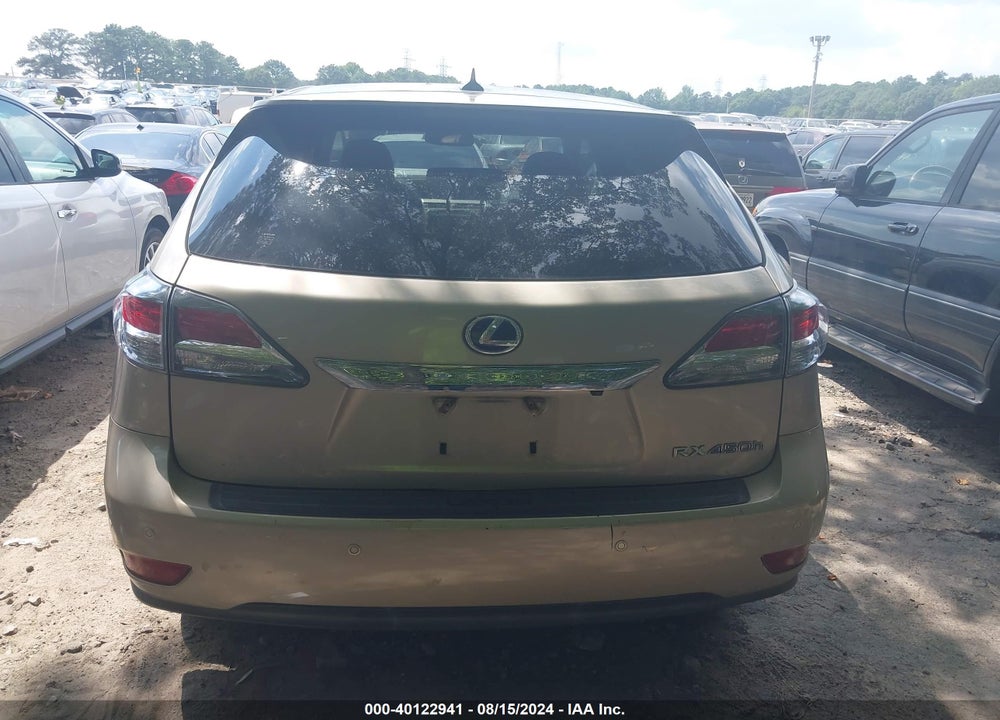 2013 LEXUS RX 450H VIN: JTJZB1BA7D2409732