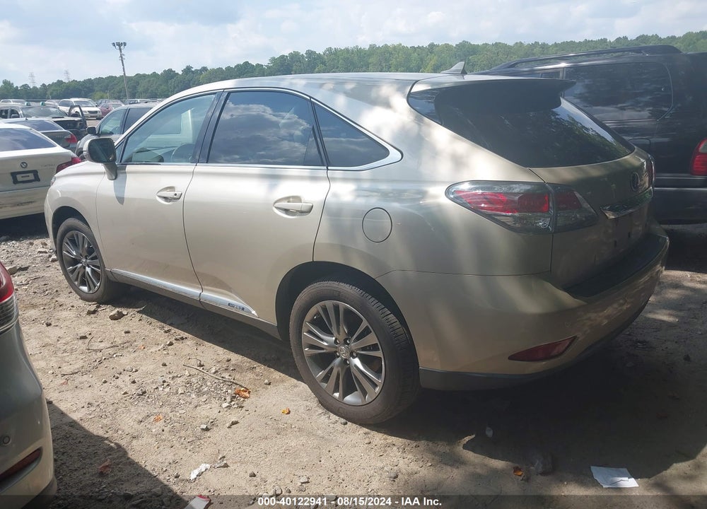 2013 LEXUS RX 450H VIN: JTJZB1BA7D2409732