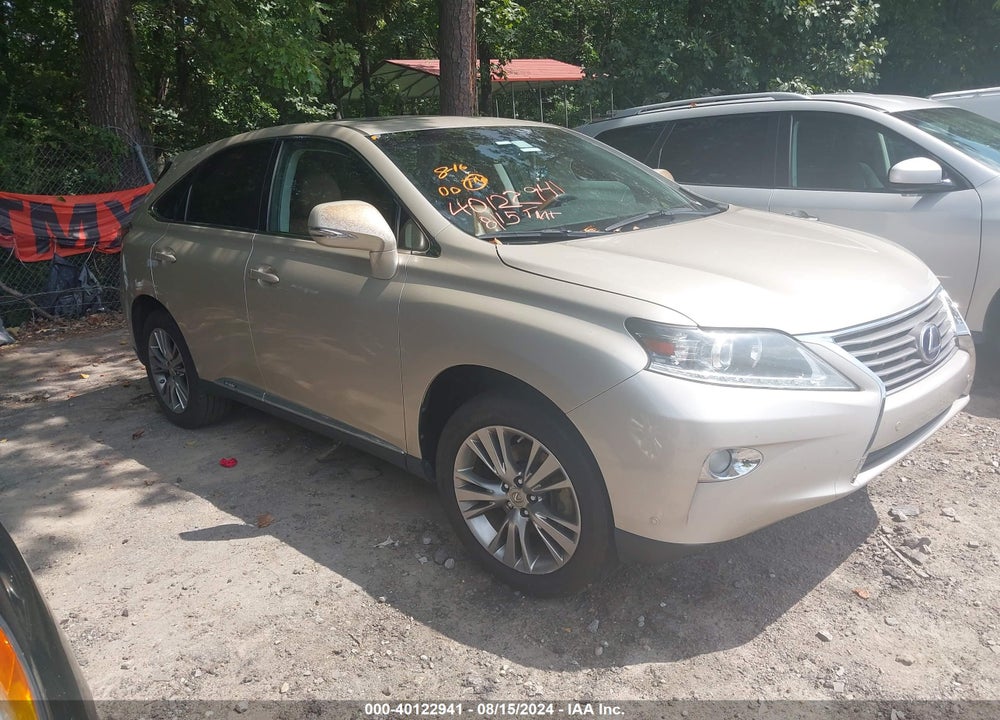 2013 LEXUS RX 450H VIN: JTJZB1BA7D2409732