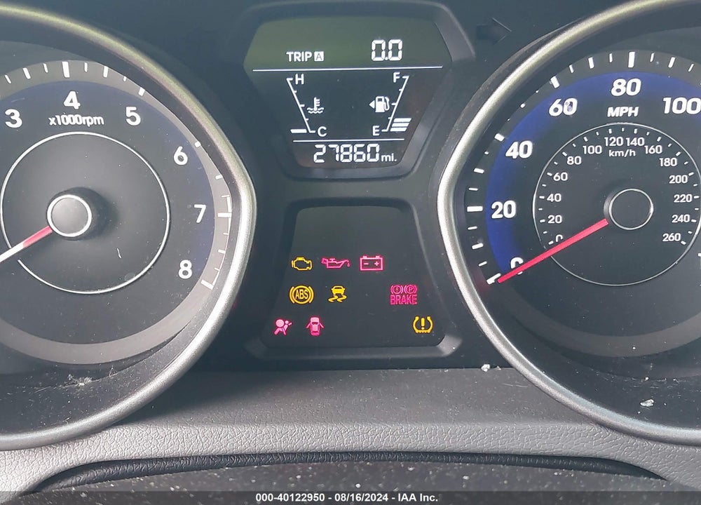2014 HYUNDAI ELANTRA SE VIN: 5NPDH4AE6EH478204