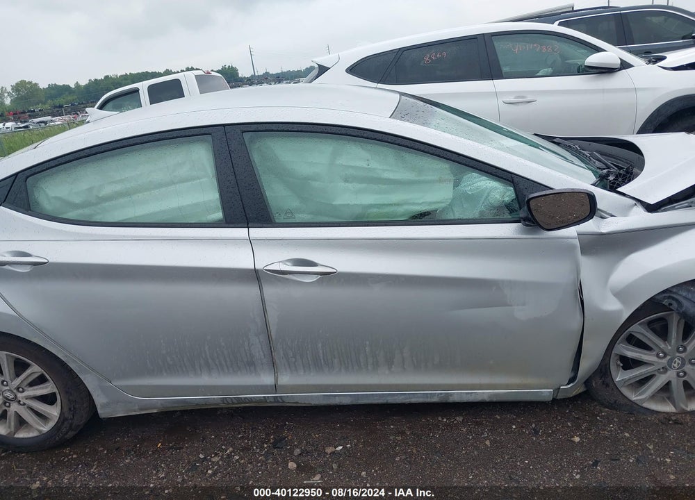 2014 HYUNDAI ELANTRA SE VIN: 5NPDH4AE6EH478204