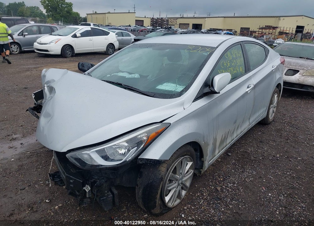 2014 HYUNDAI ELANTRA SE VIN: 5NPDH4AE6EH478204