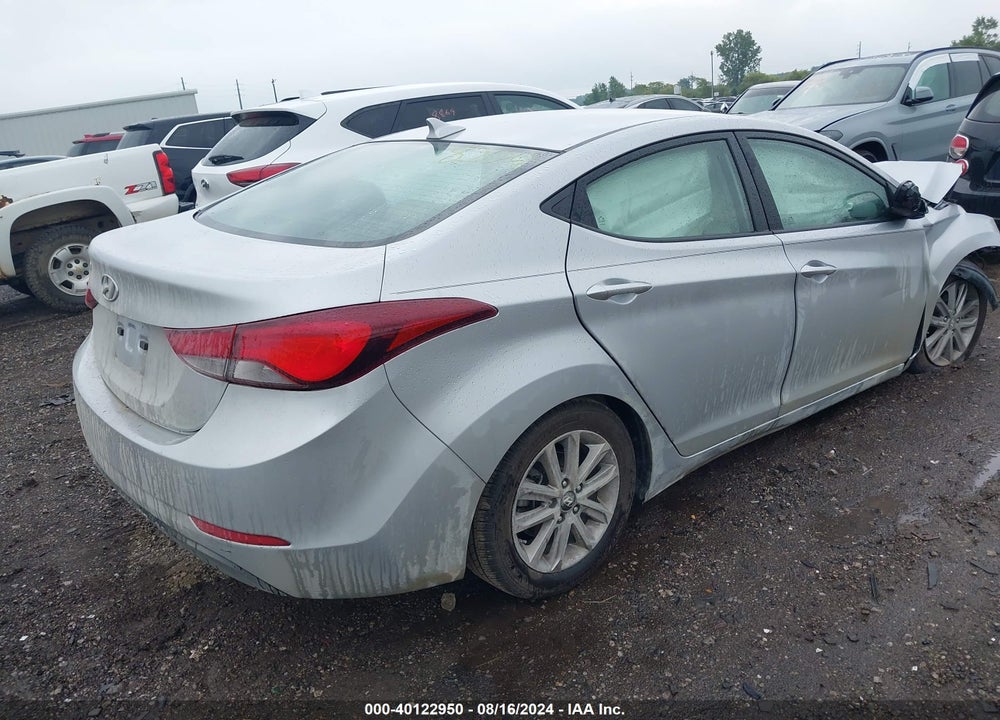 2014 HYUNDAI ELANTRA SE VIN: 5NPDH4AE6EH478204