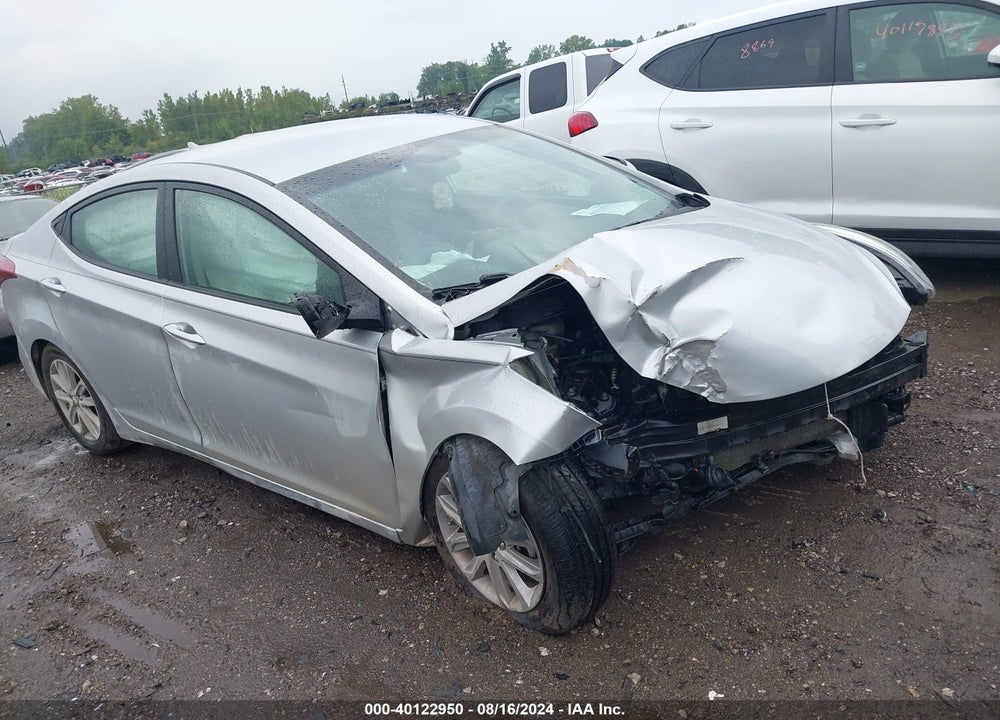 2014 HYUNDAI ELANTRA SE VIN: 5NPDH4AE6EH478204