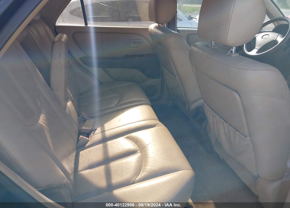 2000 LEXUS RX 300 VIN: JT6HF10U4Y0146382