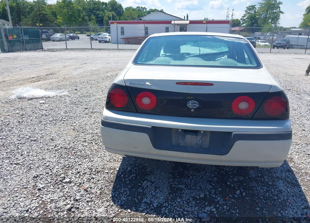 2004 CHEVROLET IMPALA VIN: 2G1WF52E349402811