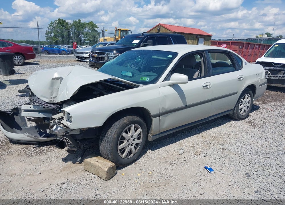 2004 CHEVROLET IMPALA VIN: 2G1WF52E349402811