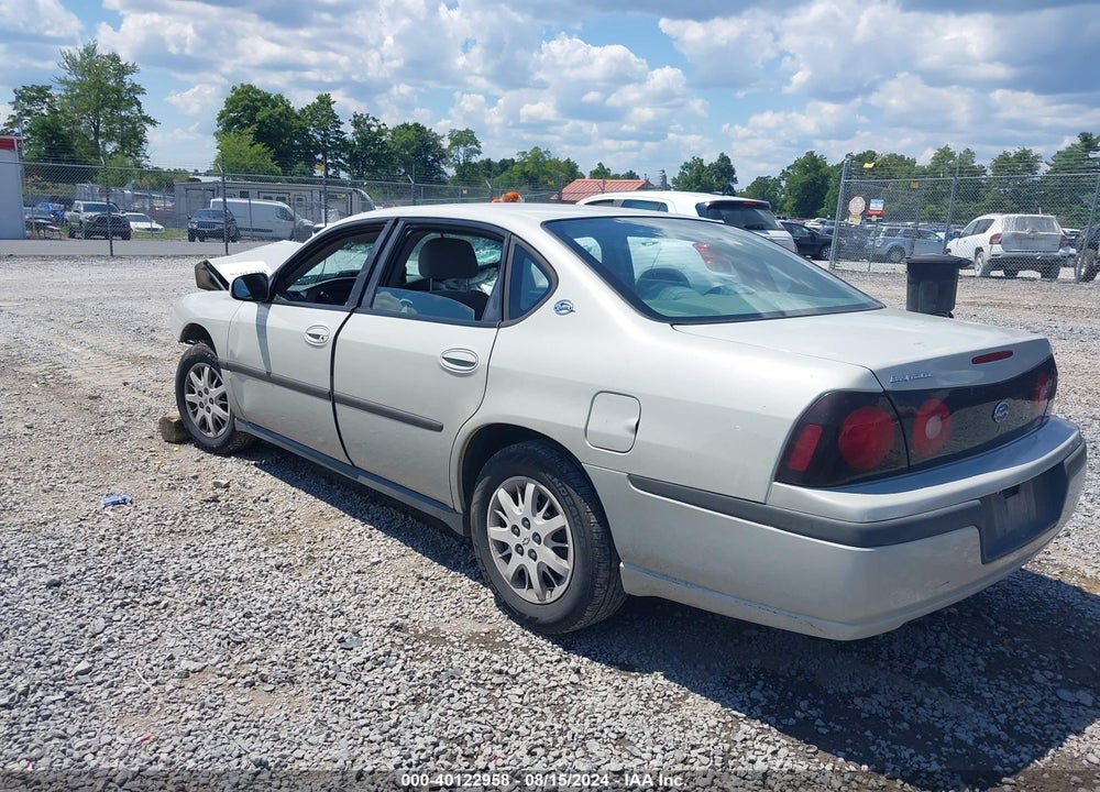 2004 CHEVROLET IMPALA VIN: 2G1WF52E349402811