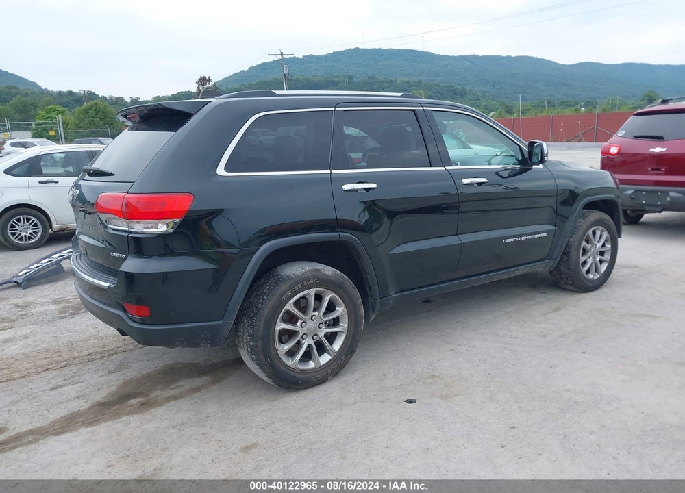 2014 JEEP GRAND CHEROKEE LIMITED VIN: 1C4RJFBT6EC139571