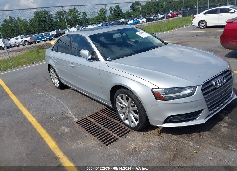 2013 AUDI A4 2.0T PREMIUM VIN: WAUFFAFLXDN005440