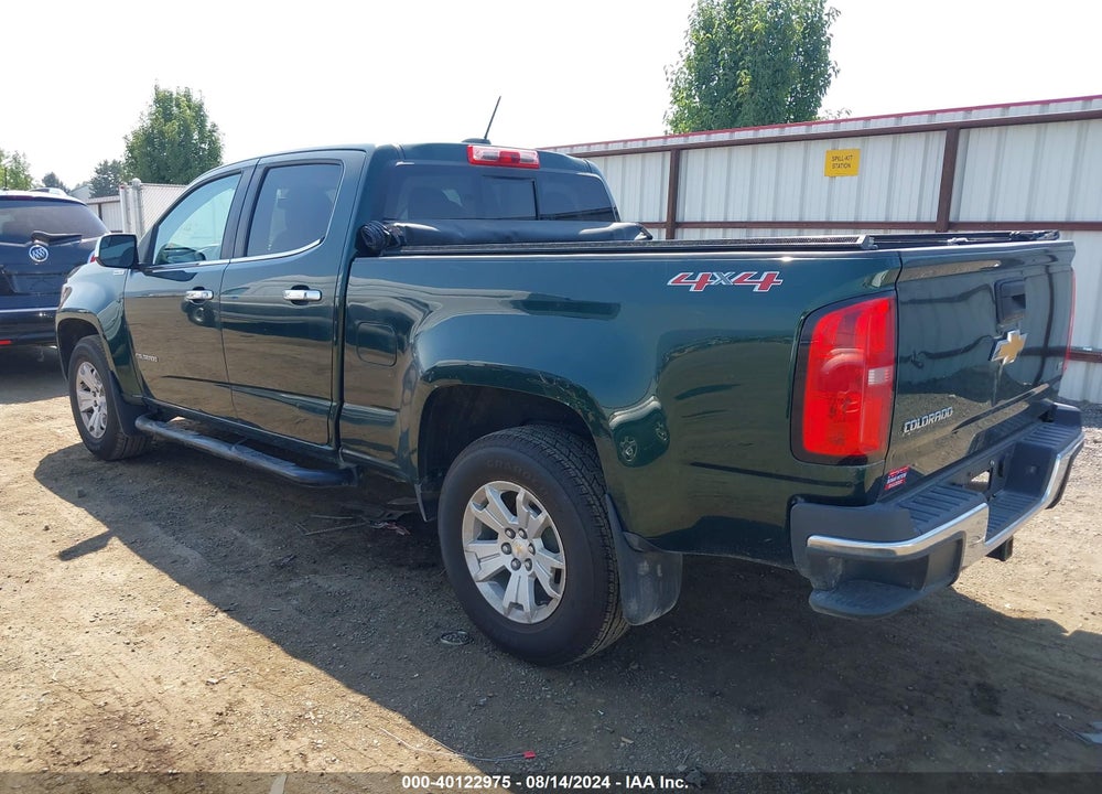 2016 CHEVROLET COLORADO LT VIN: 1GCPTCE1XG1219920