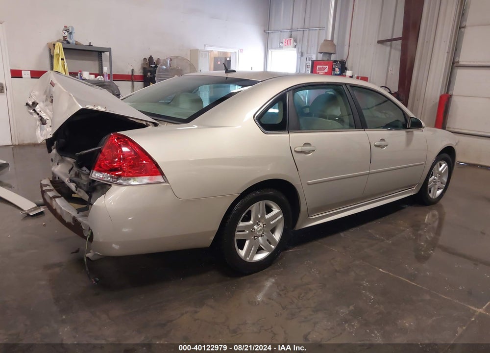 2012 CHEVROLET IMPALA LT VIN: 2G1WG5E39C1299852