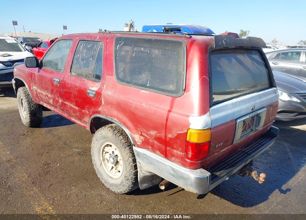 1995 TOYOTA 4RUNNER VN39 SR5 VIN: JT3VN39W2S0196479