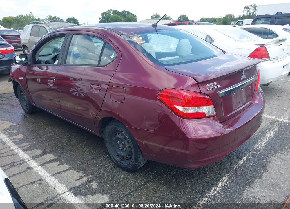2018 MITSUBISHI MIRAGE G4 ES VIN: ML32F3FJ3JHF13647
