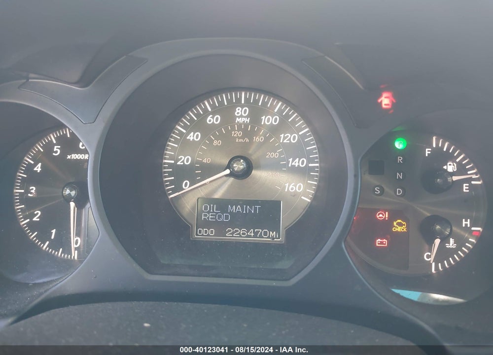 2009 LEXUS GS 350 VIN: JTHBE96S390045713