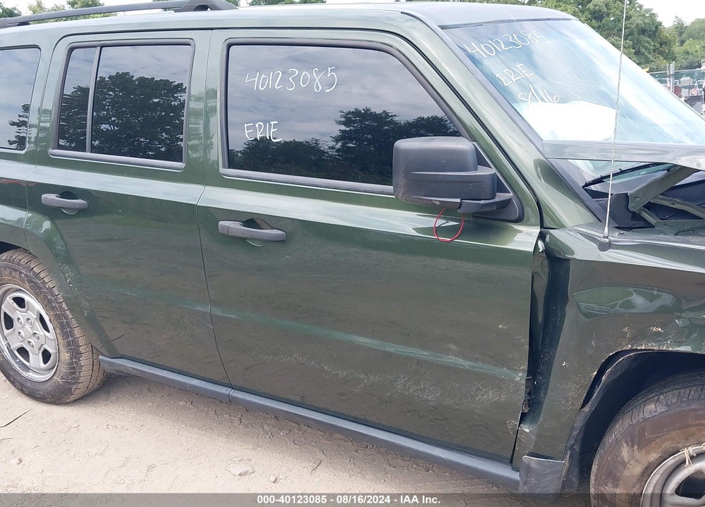 2009 JEEP PATRIOT SPORT VIN: 1J4FT28A19D123848
