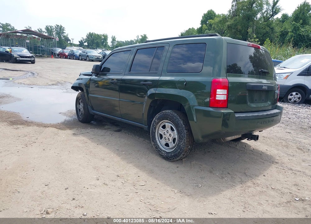 2009 JEEP PATRIOT SPORT VIN: 1J4FT28A19D123848