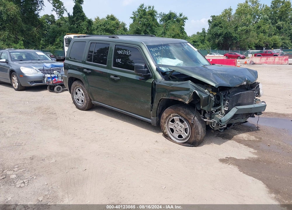 2009 JEEP PATRIOT SPORT VIN: 1J4FT28A19D123848