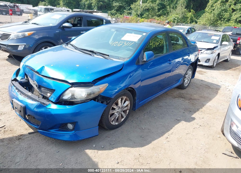 2009 TOYOTA COROLLA S VIN: 1NXBU40E19Z152287