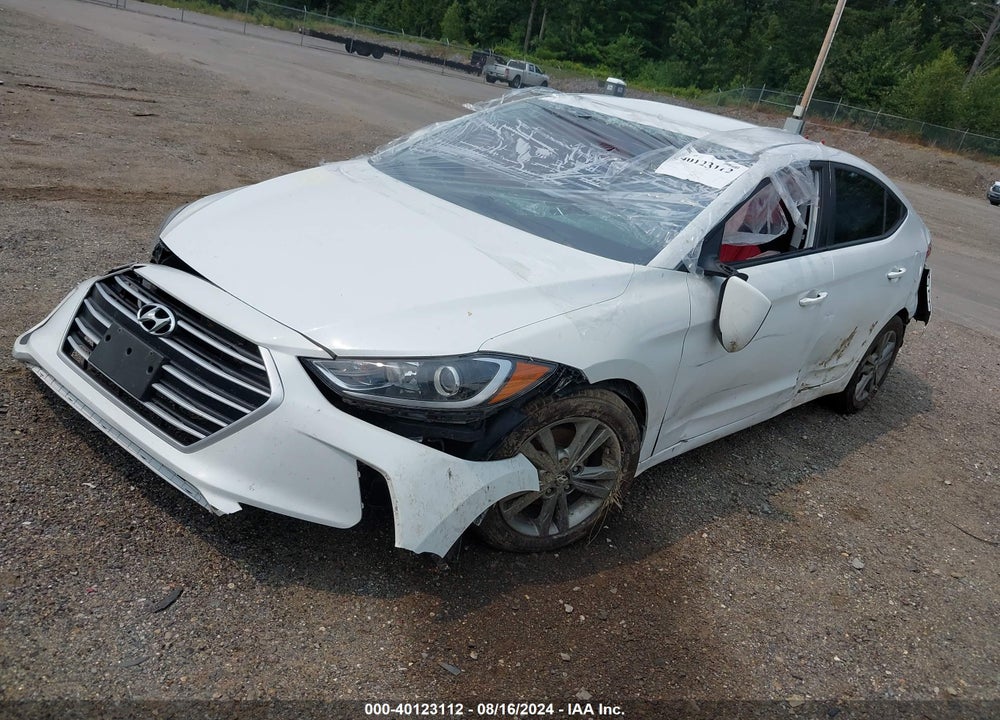 2018 HYUNDAI ELANTRA SEL VIN: 5NPD84LF8JH346531