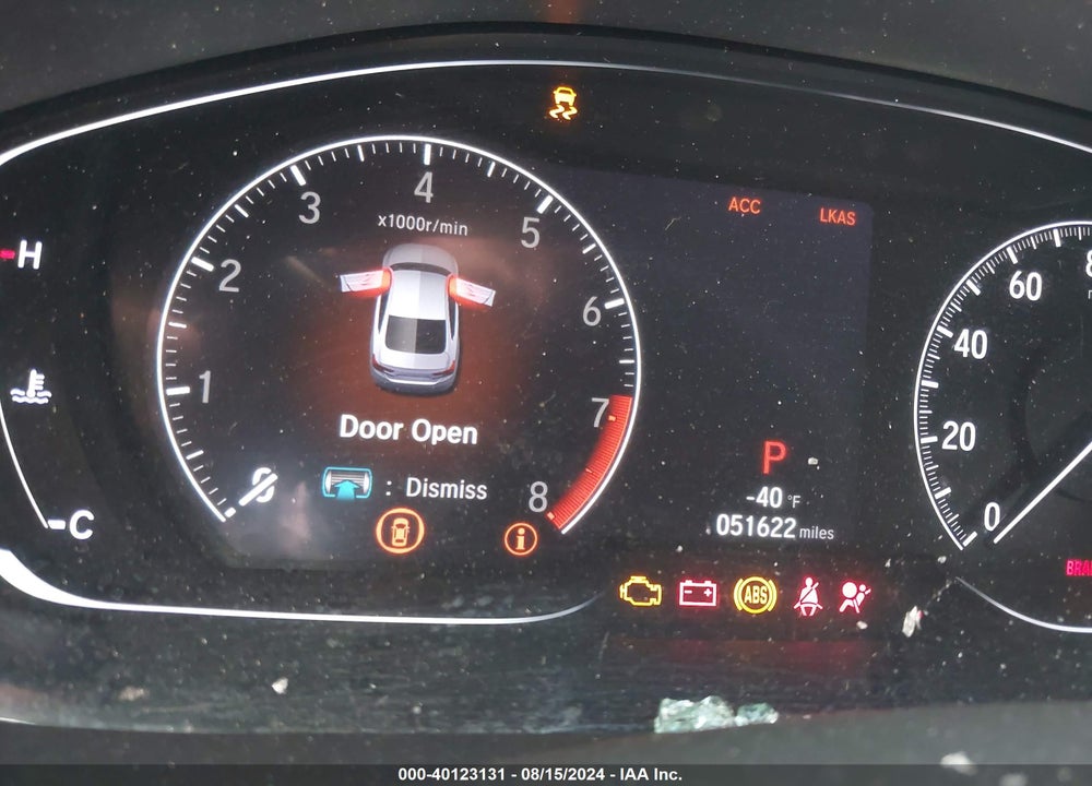 2019 HONDA ACCORD SPORT 2.0T VIN: 1HGCV2F38KA000547