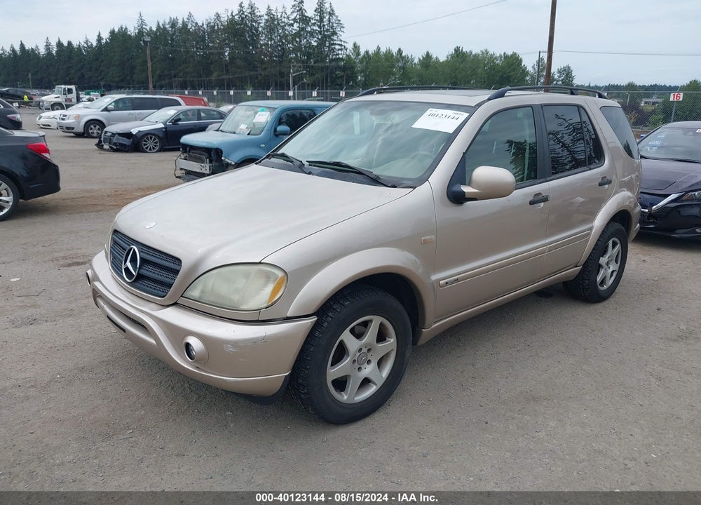 2001 MERCEDES-BENZ ML 320 VIN: 4JGAB54E01A265204