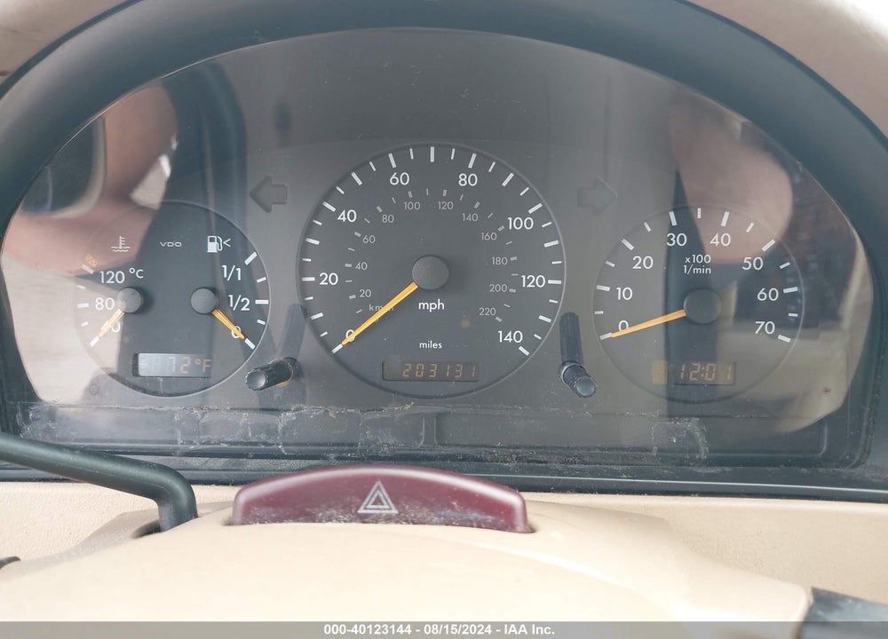 2001 MERCEDES-BENZ ML 320 VIN: 4JGAB54E01A265204